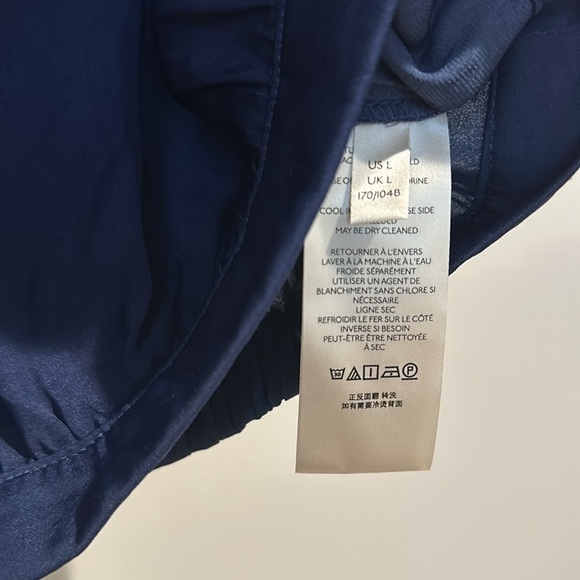 NWT Free People Remi Crop Top Large Smokey Sapphire Sleeveless Keyhole Back L - Picture 4 of 11